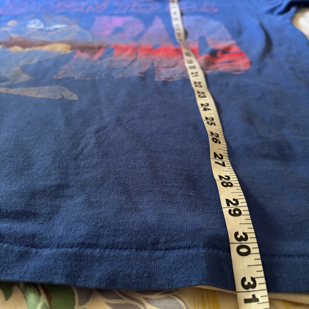 Vtg FREEZE Taz Born To Be Bad 1996 (98) Mega Print T Shirt 90s Looney Tubes XL - Picture 6 of 7